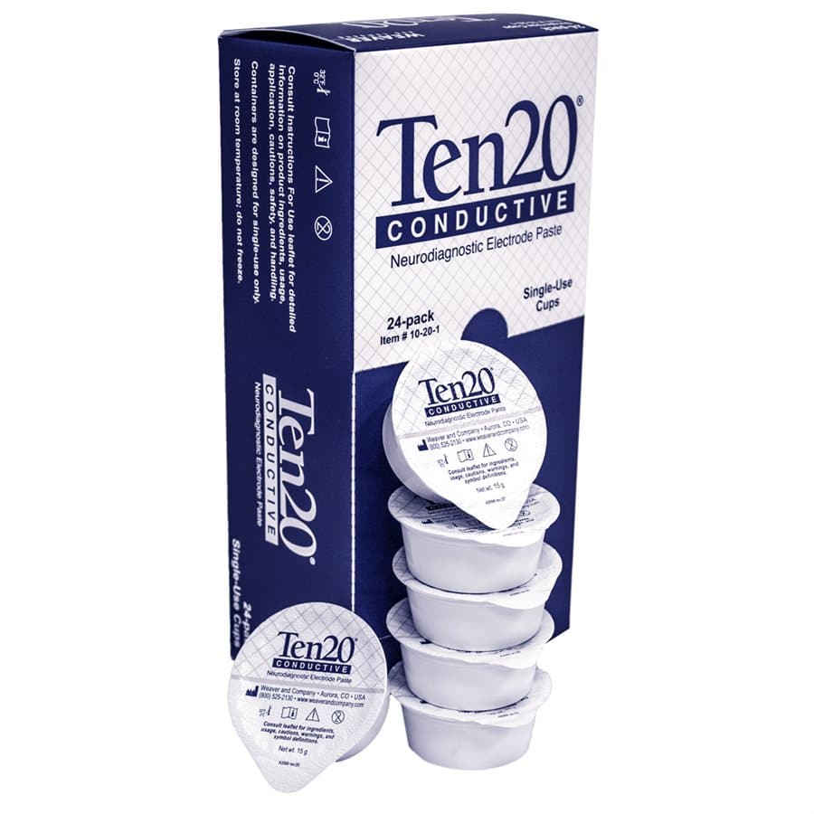 Ten20 Electrode Paste Singles (24 cups / pack) - Pure Tone Diagnostics