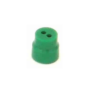 Grason OT Series TEOAE Eartips - Twin-Holed, 6mm, Green (100 / pk) - Pure Tone Diagnostics