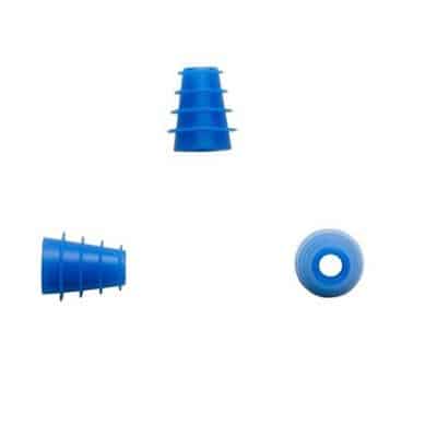 Sanibel ADI Series Single Use Flanged Eartips - Blue, 4mm-7mm - Pure Tone Diagnostics
