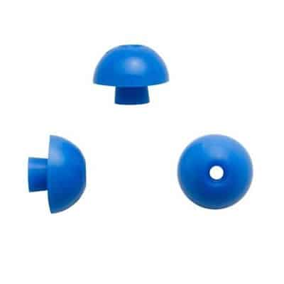 Sanibel ADI Series Single Use Mushroom-Shaped Eartips - Blue, 15mm - Pure Tone Diagnostics