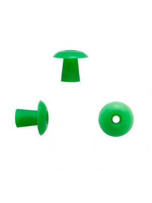 Sanibel ADI Series Single Use Umbrella-Shaped Eartips - Green, 13mm - Pure Tone Diagnostics