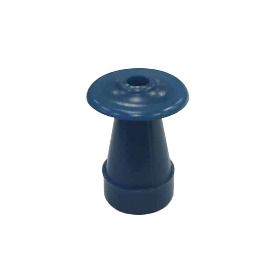 Grason Flat Style Single Use Eartips - 12mm, Dark Blue - Pure Tone Diagnostics